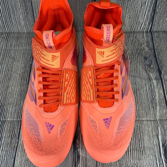 adidas Adizero Afterburner NWV Metal Impact Orange/Pulse Lilac Mens 15 GZ6511 - Picture 5 of 8